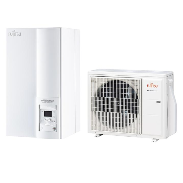 Fujitsu Splitt-Wärmepumpe Fujitsu Waterstage Comfort (R 32), 6 kW, WSYA080ML3 / WOYA060KLT