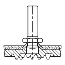 Viessmann Satz schallabsorbierende Stellfüße