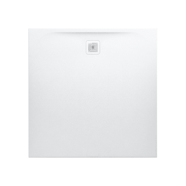 Laufen Pro Rechteck-Duschwanne mit Gelcoat rutschhemmend 100x100 cm weiß matt