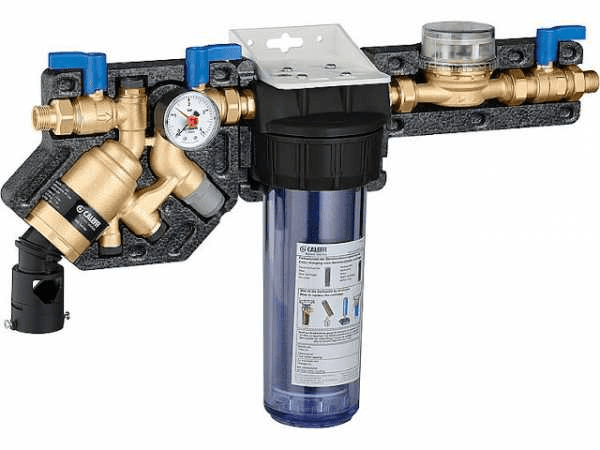 CALEFFI Automatische Füllarmatur mit Entsalzungseinheit Füllkombi BA Plus 0,75ltr.
