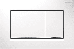 Geberit Sigma20 Betätigungsplatte SIGMA20, weiß / chrom