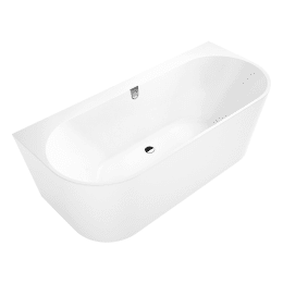 Villeroy & Boch Oberon 2.0 Vorwand-Badewanne, mit Schürze 180 x 80 cm stone white