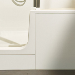 Artweger Twinline Pure Badewanne mitTür, links 1700x750x430mm weiß