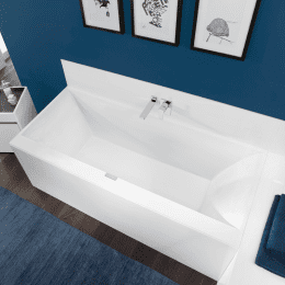 Villeroy & Boch Squaro Edge 12 Rechteck-Badewanne, Einbau 180x80x45 cm weiß