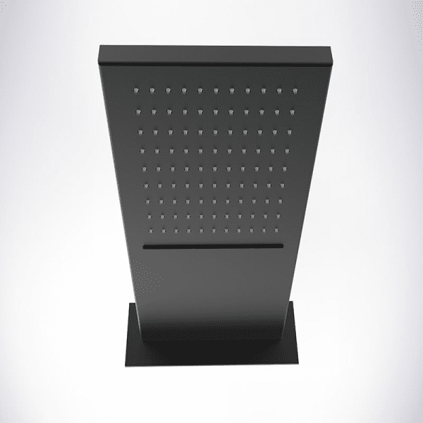 Bossini Manhattan Kopfbrause 2 Strahlarten mit Schwall 500 x 200 x 24 cm schwarz matt