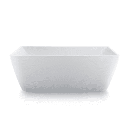 Duravit DuraSquare Vorwand-Badewanne, mit Schürze 800x800 mm weiß matt