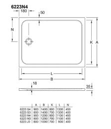 Villeroy & Boch Lifetime Plus - Duschwanne, 90x120 cm, Anti-slip, Alpinweiß