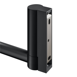 Keuco PLAN Kosmetikspiegel, Vergrößerung 1-fach, 5-fach schwarz matt