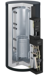 Viessmann Vitocell 140-E SEIC 600l S1 vitographite