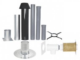 SKOBERNE Grundpaket Unifix210, Flachdach, DN 110/150, 1,0m
