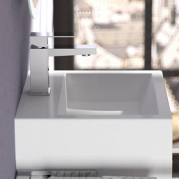 Treos Serie 910 Waschtisch mit Waschtischunterschrank mit 2 Türen