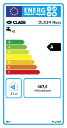 CLAGE DLX24 Next 24kW 400VDLX Next 24kW/400V Durchlauferhitzer, elektronisch geregelt