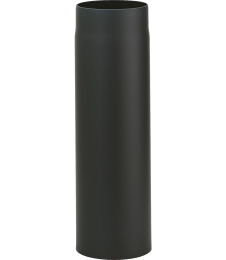 lackiertes Rauchrohr DN150, Länge = 150mm, schwarz