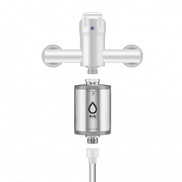 Alb Duschfilter Nano Edelstahl Natur