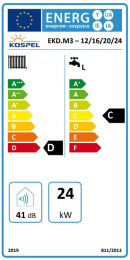 Kospel Elektro-Heizzentrale EKD.M3-12/16/20/24 mit Warmwasserspeicher
