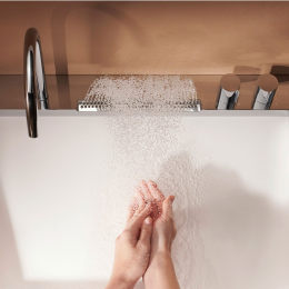 Hansgrohe Avalegra Waschtisch 78x48 cm, mit Thermostatbatterie und Brause, 2 Strahlarten, ohne Überl