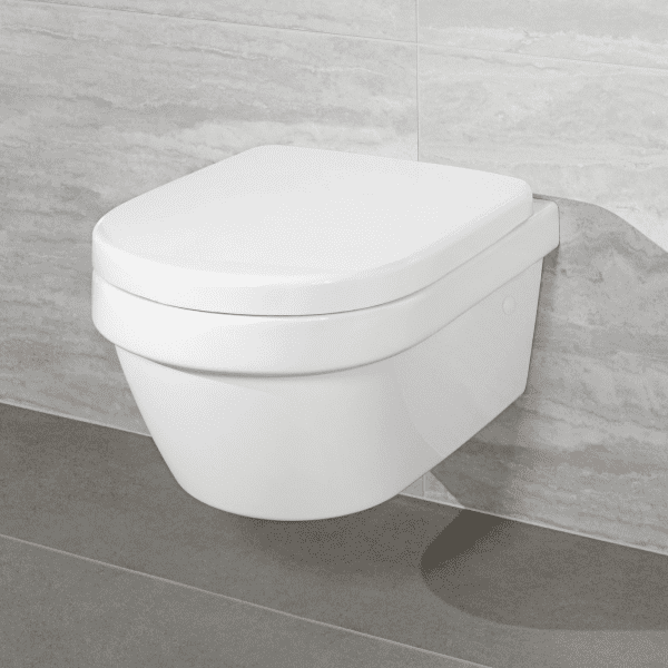 Villeroy & Boch Architectura Wand-WC mit DirectFlush mit WC-Sitz, weiß