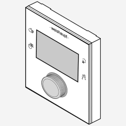 Weishaupt Raumgerät-Set RG1 für WWP, WTC-GB 470/620