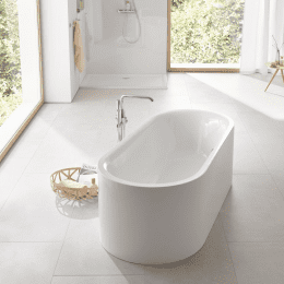 Grohe Essence Freistehende Badewanne 1800x800 mm mit Überlauf, alpinweiß Grohe Essence Freistehende Badewanne 1800x800 mm mit Überlauf, alpinweiß