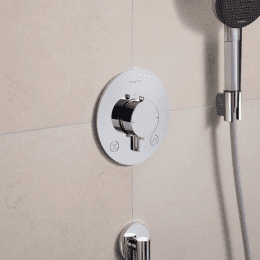 Hansgrohe Ecostat Comfort S Unterputz-Thermostatarmatur für 2 Verbraucher, Chrom