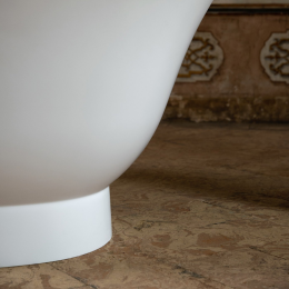Laufen The New Classic Freistehende Badewanne 190x90x58 cm, weiß matt