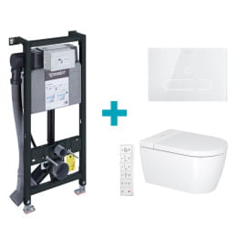 Duravit Set2 SensoWash Starck f Lite Compact Dusch-WC Komplettanlage
