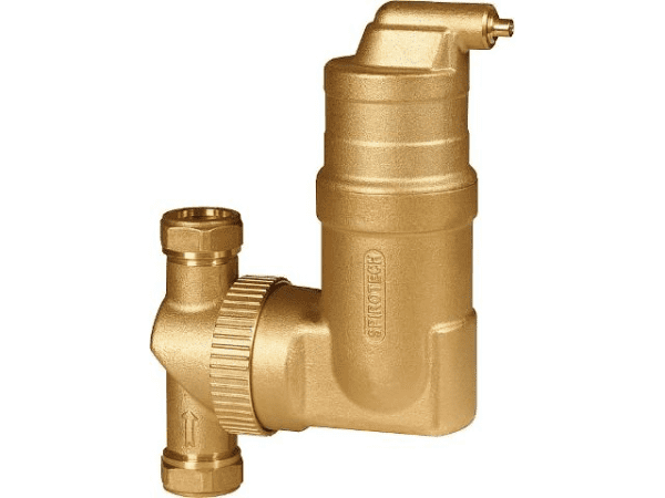 SPIROTECH Mikroblasen-Luftabscheider Spirovent RV2, 22mm Klemmanschluss, universal