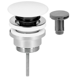 Schaftventil Klicker/feststehend Abdeckplatte Keramik, Ö˜ 70 mm, Länge = 0-70 mm, Universal