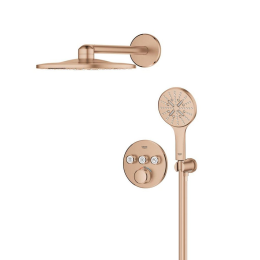 Grohe Grohtherm SmartControl Unterputz-Duschsystem mit Thermostat mit EcoJoy, warm sunset gebürstet Grohe Grohtherm SmartControl Unterputz-Duschsystem mit Thermostat mit EcoJoy, warm sunset gebürstet
