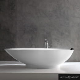 Victoria + Albert Napoli freistehende Badewanne 190 x 85,5 cm weiß glanz