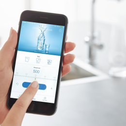 Grohe Blue Home Spültischarmatur Connected, mit Kühleinheit und Wasserfilter, verchromt