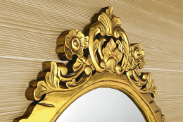 Sapho IN344 DESNA Rahmenspiegel 80x100cm, Gold