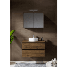 Riho Porto Bowl Aufsatzwaschtisch, keramik, r 35,2 x35,2x11,2 cm, hochglanz weiß