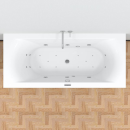 Riho Lima Easypool 3.1 Badewanne 180 x 80 cm Touch, Farblicht, Lautsprecher