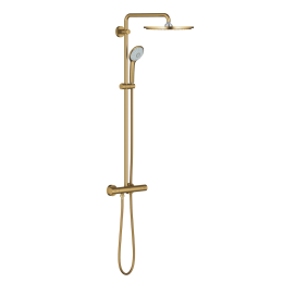 Grohe Euphoria - Duschset 310 mit Thermostat, 3 Strahlarten, Cool Sunrise gebürstet