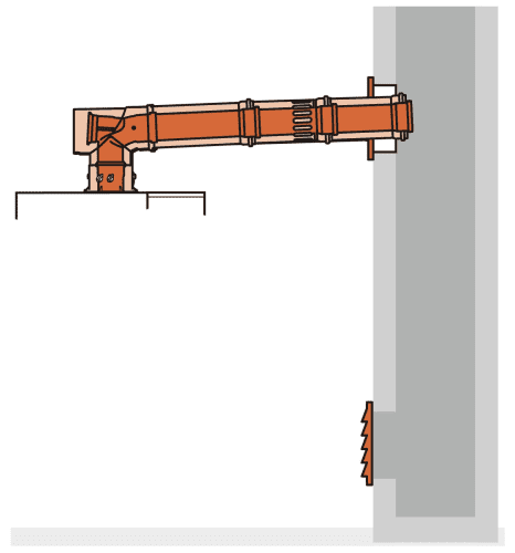 Weishaupt Grundbausatz WAL-PP-1-160/110-1,0 DN160/110, raumluftabhängig luftumspült