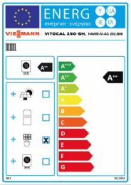Viessmann Vitocal 250-SH HAWB-M-AC 252.B06 230V Luft/Wasser-Wärmepumpe für Hybridbetrieb