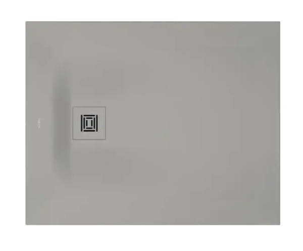 Duravit Sustano Duschtasse 100x80 cm, DuraSolid, grau matt