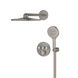 Grohe Grohtherm SmartControl Unterputz-Duschsystem mit Thermostat mit EcoJoy, hard graphite gebürste Grohe Grohtherm SmartControl Unterputz-Duschsystem mit Thermostat mit EcoJoy, hard graphite gebürste