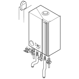 Weishaupt Paket WTC-GW 15-B W für WAS 70/100 Eco, Gas-Brennwertgerät