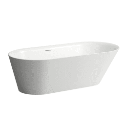 LAUFEN Kartell freistehende Badewanne 171,5 x 81,5 cm weiß matt