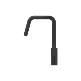 Grohe QuickFix Start Elektronische Spültischarmatur mit ausziehbarer Brause, schwarz matt