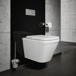 Treos Serie 800 Wand-Tiefspül-WC spülrandlos, softcube