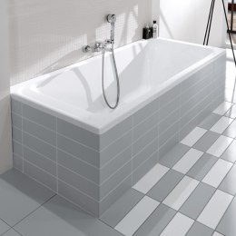Villeroy & Boch Architectura Solo Rechteck-Badewanne, Einbau 140x70 cm weiß