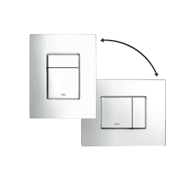 Grohe Solido Wand-WC SoftClose, Betätigungsplatte Even, Chrom Grohe Solido Wand-WC SoftClose, Betätigungsplatte Even, Chrom