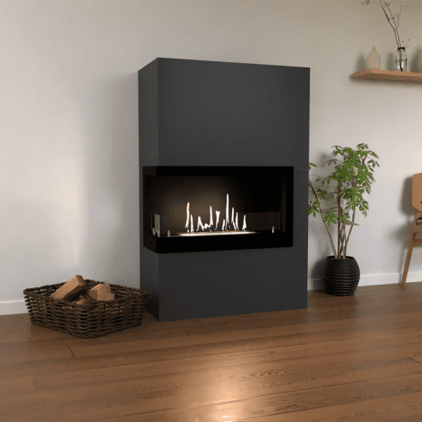 Glow Fire Halden Links Ethanolkamin