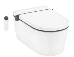 Hansgrohe LavaPura Element S Wand-Dusch-WC Komplett Set AquaHelix Flush, SmartClean, HygieneEffect, 