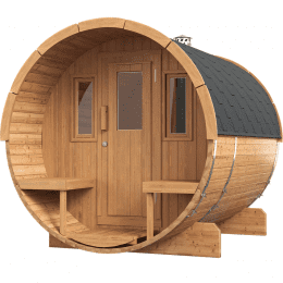 Fjordholz Fass-Sauna Modell 250 Thermo