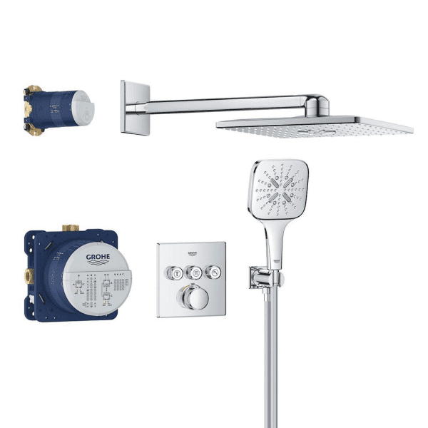 Grohe Grohtherm SmartControl Unterputz-Duschsystem mit Thermostat chrom