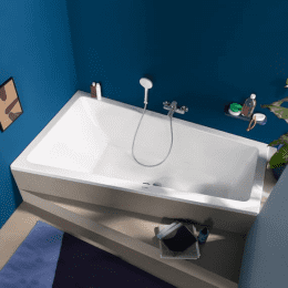 Duravit No.1 Asymmetrische Badewanne 1700x1000 mm, links, weiß